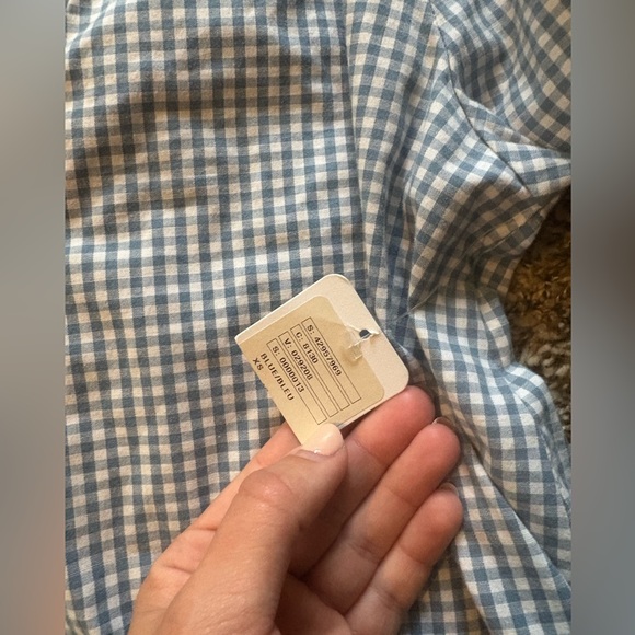 NWT Free People Gingham mini dress - Picture 4 of 4